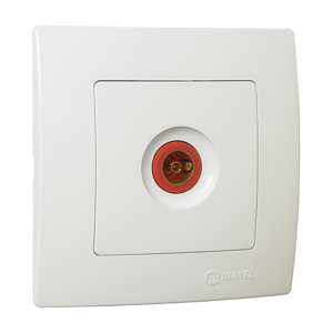 Πρίζα TV διελεύσεως λευκή Makel Lillium Natural Kare – 32001007