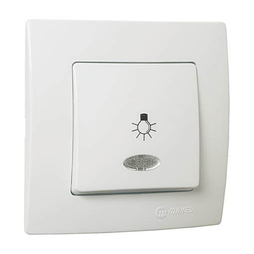 Μπουτόν με φως λευκό Makel Lillium Natural Kare – 32001124