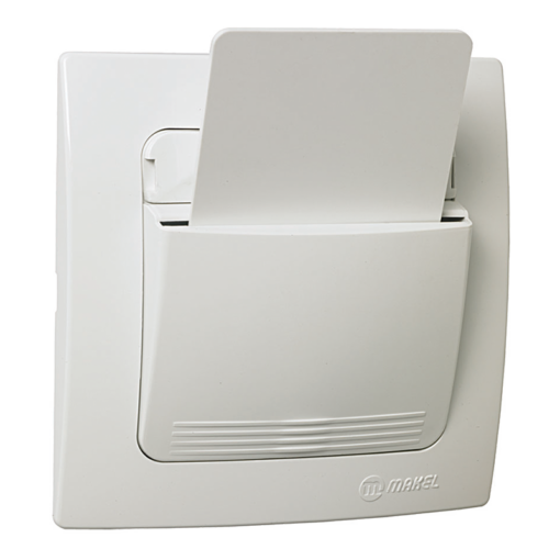Διακόπτης ξενοδοχείων με κάρτα λευκός Makel Lillium Natural Kare – 32001183