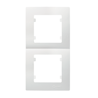 Πλαίσιο 2 θέσεων κάθετο λευκό Makel Lillium Natural Kare – 32001707