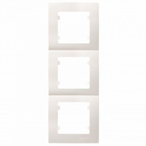 Πλαίσιο 3 θέσεων κάθετο λευκό Makel Lillium Natural Kare – 32001708