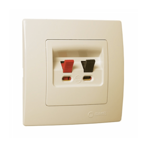 Πρίζα ηχείων μπεζ Makel Lillium Natural Kare – 32010080