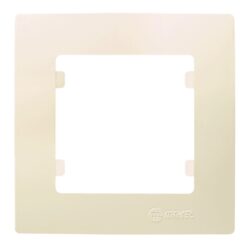 Πλαίσιο 1 θέσης μπέζ Makel Lillium Natural Kare – 32010701