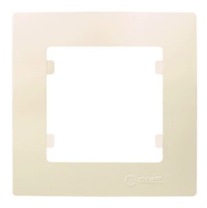Πλαίσιο 1 θέσης μπέζ Makel Lillium Natural Kare – 32010701