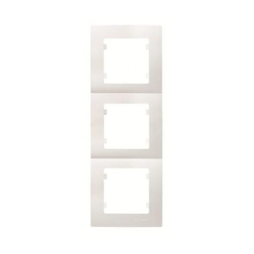 Πλαίσιο 3 θέσεων κάθετο μπεζ Makel Lillium Natural Kare – 32010708