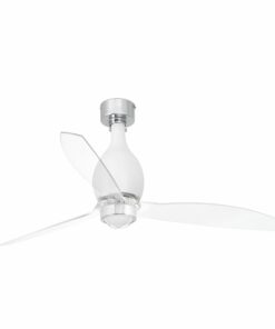 MINI ETERFAN MATT WHITE/TRANSPARENT CEILING FAN WIFARO – 32025