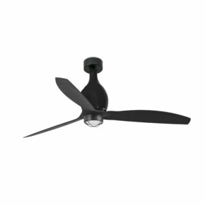 MINI ETERFAN LED Matt black ceiling fan with DC motor FARO – 32030-10