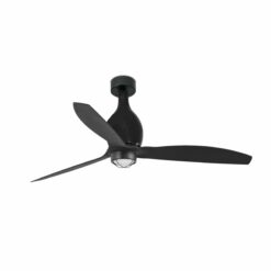 MINI ETERFAN Ø128 CMS MATT BLACK WITH BLACK BLADESFARO – 32030