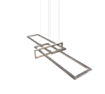 Κρεμαστό Φωτιστικό Trio Lighting LED 34W  Νίκελ Ματ Μεταλλικό Step Dimmable 4200lm 3000K  320310307