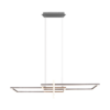 Κρεμαστό Φωτιστικό Trio Lighting LED 34W  Νίκελ Ματ Μεταλλικό Step Dimmable 4200lm 3000K  320310307
