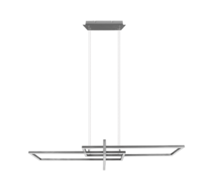 Κρεμαστό Φωτιστικό Trio Lighting LED 34W  Νίκελ Ματ Μεταλλικό Step Dimmable 4200lm 3000K  320310307