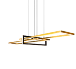 Κρεμαστό Φωτιστικό Trio Lighting LED 34W  Ορείχαλκος Ματ Μεταλλικό Step Dimmable 4200lm 3000K  320310308