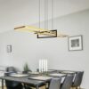 Κρεμαστό Φωτιστικό Trio Lighting LED 34W  Ορείχαλκος Ματ Μεταλλικό Step Dimmable 4200lm 3000K  320310308