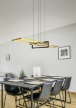 Κρεμαστό Φωτιστικό Trio Lighting LED 34W  Ορείχαλκος Ματ Μεταλλικό Step Dimmable 4200lm 3000K  320310308