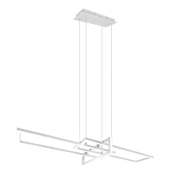 Κρεμαστό Φωτιστικό Trio Lighting LED 34W  Λευκό Ματ Μεταλλικό Step Dimmable 4400lm 4000K  320310331