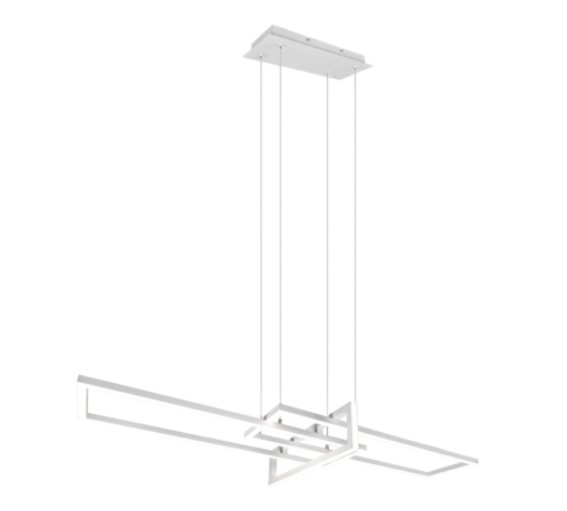 Κρεμαστό Φωτιστικό Trio Lighting LED 34W  Λευκό Ματ Μεταλλικό Step Dimmable 4400lm 4000K  320310331