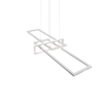 Κρεμαστό Φωτιστικό Trio Lighting LED 34W  Λευκό Ματ Μεταλλικό Step Dimmable 4400lm 4000K  320310331