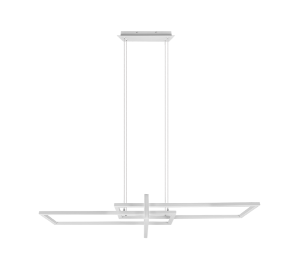Κρεμαστό Φωτιστικό Trio Lighting LED 34W  Λευκό Ματ Μεταλλικό Step Dimmable 4400lm 4000K  320310331