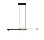 Κρεμαστό Φωτιστικό Trio Lighting LED 34W  Μαύρο Ματ Μεταλλικό Step Dimmable 4200lm 3000K  320310332