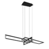 Κρεμαστό Φωτιστικό Trio Lighting LED 34W  Μαύρο Ματ Μεταλλικό Step Dimmable 4200lm 3000K  320310332
