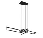 Κρεμαστό Φωτιστικό Trio Lighting LED 34W  Μαύρο Ματ Μεταλλικό Step Dimmable 4200lm 3000K  320310332