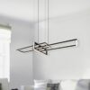 Κρεμαστό Φωτιστικό Trio Lighting LED 34W  Μαύρο Ματ Μεταλλικό Step Dimmable 4200lm 3000K  320310332