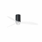 Faro Barcelona MINI TUBE Ανεμιστήρας με Φως LED 17W 3000K Smart Μαύρου Χρώματος – 32040WP-10