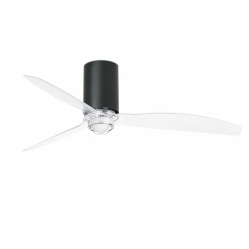 Faro Barcelona Ανεμιστήρας Οροφής Μαύρο Ματ/Διαφανές – 32041-10