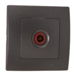 Πρίζα TV διελεύσεως ανθρακί ματ Makel Lillium Natural Kare – 32050007