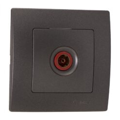 Πρίζα TV διελεύσεως ανθρακί ματ Makel Lillium Natural Kare – 32050007