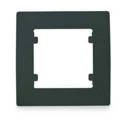 Πλαίσιο 1 θέσης ανθρακί Makel Lillium Natural Kare – 32050701