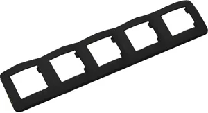 LILLIUM ΠΛΑΙΣΙΟ 5ΠΛΟ ΟΡΙΖ. ΜΑΥΡΟ ΜΑΤ MAKEL – 32054705