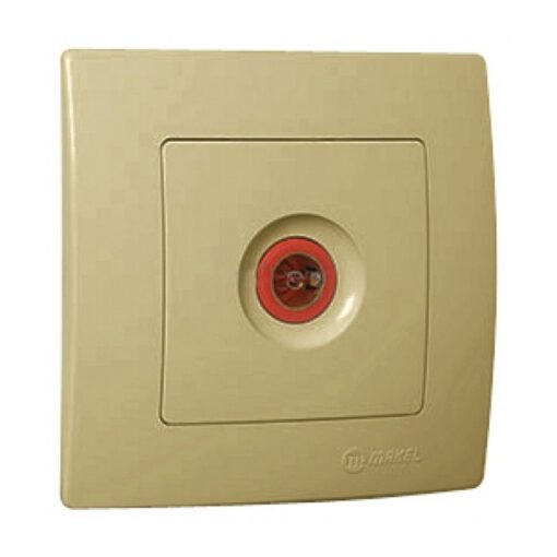 Πρίζα TV τερματική χρυσό ματ Makel Lillium Natural Kare – 32057027