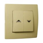 Διακόπτης ρολών χρυσό ματ Makel Lillium Natural Kare – 32057279