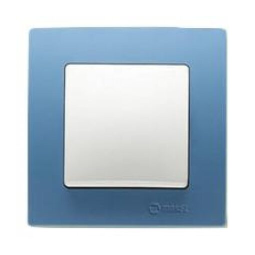 Πλαίσιο 1 θέσης μπλε παστέλ Makel Lillium Natural Kare – 32092701