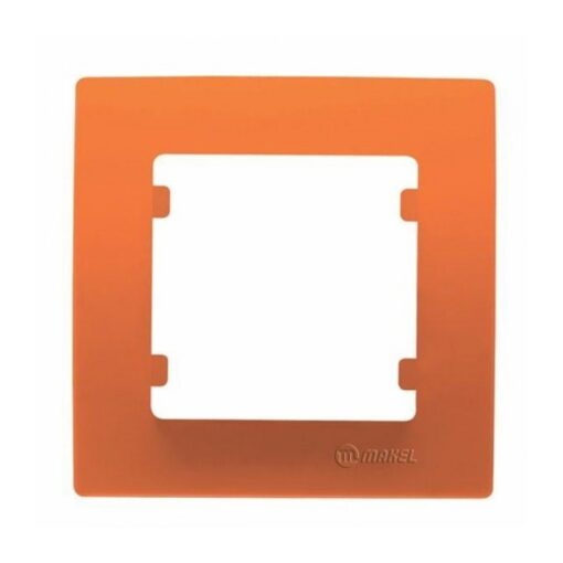 Πλαίσιο 1 θέσης πορτοκαλί Makel Lillium Natural Kare – 32094701