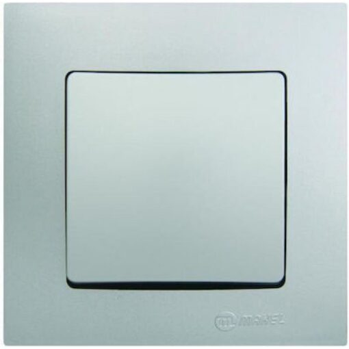 Διακόπτης απλός περλέ ματ Makel Lillium Natural Kare – 32100101