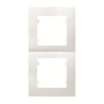 Πλαίσιο 2 θέσεων κάθετο περλέ ματ Makel Lillium Natural Kare – 32100707