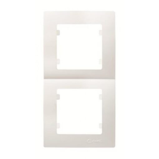 Πλαίσιο 2 θέσεων κάθετο περλέ ματ Makel Lillium Natural Kare – 32100707