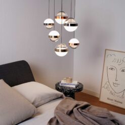 IDEAL LUX Κρεμαστό Φωτιστικό GALAXY LED 58W 3000K Λευκού Χρώματος – 321172