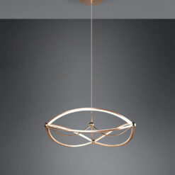 Κρεμαστό Φωτιστικό Trio Lighting LED 42W  Ορείχαλκος Ματ Μεταλλικό Step Dimmable 5100lm 3000K  321210108