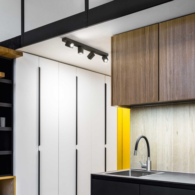 IDEAL LUX Φωτιστικό Οροφής RUDY 4xGU10 Μαύρου Χρώματος – 321523