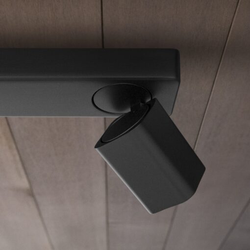 IDEAL LUX Φωτιστικό Οροφής RUDY 4xGU10 Μαύρου Χρώματος – 321523