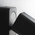 IDEAL LUX Επιτοίχιο Φωτιστικό RUDY 1XGU10 Μαύρου Χρώματος  – 321530