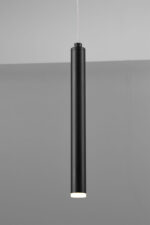 Κρεμαστό Φωτιστικό Ράγα TUBULAR Trio Lighting LED 30W 3850lm Μαύρο Ματ Step Dimmable 3000K – 321611132