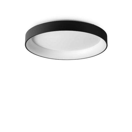 IDEAL LUX Φωτιστικό Οροφής LED 62W 3000K 7800lm Ziggy PL d80 Μαύρο  – 321615