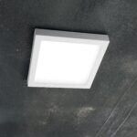 IDEAL LUX UNIVERSAL Πλαφονιέρα LED 36W 4300lm  Λευκή PL D40 Τετράγωνη 4000K – 321660