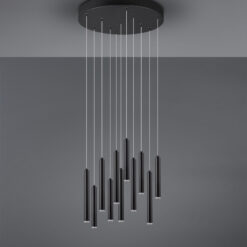 Κρεμαστό Φωτιστικό Trio Lighting LED 2,5W  Μαύρο Ματ Μεταλλικό Step Dimmable 220lm 3000K  321691132