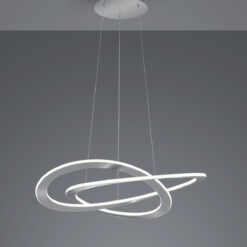 Κρεμαστό Φωτιστικό Trio Lighting LED 52W  Νίκελ Ματ Μεταλλικό 5650lm 3000K  321710107