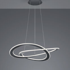 Κρεμαστό Φωτιστικό Trio Lighting LED 52W  Ανθρακί Μεταλλικό Step Dimmable 5650lm 3000K  321710142